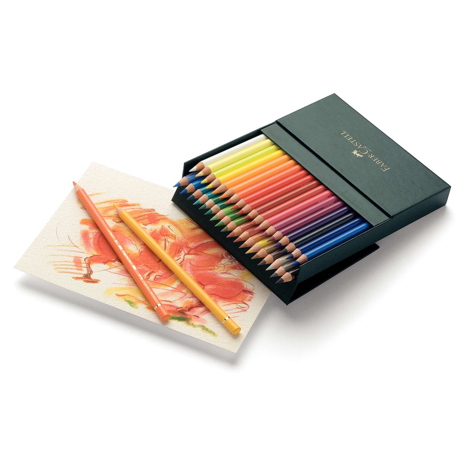 Crayons Polychromos FABER CASTELL en boîte datelier